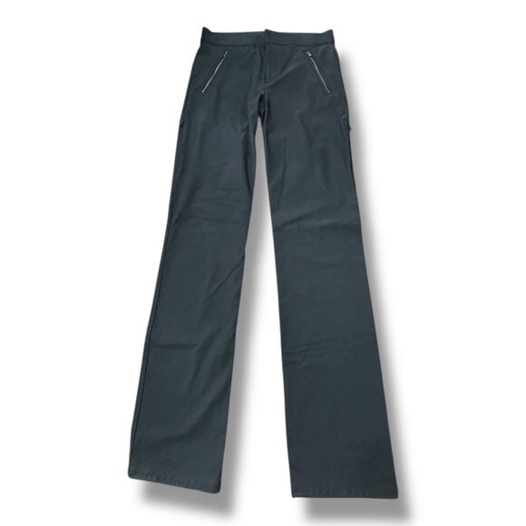 Athleta Wander Straight Pant Black Office Travel Tall Casual Women’s Size 4T - Picture 2 of 15